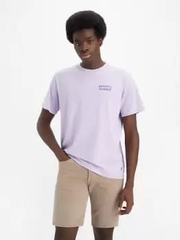 Relaxed Fit Graphic Tee - Purple / Original Bw Purple Rose