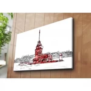 70100C-086 Multicolor Decorative Canvas Painting