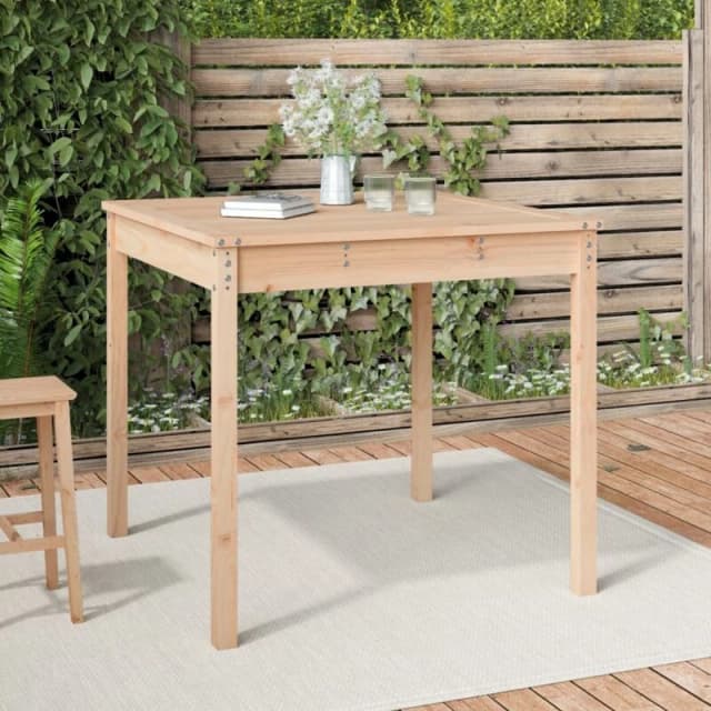 Vidaxl Garden Table 82.5X82.5X76cm Solid Wood Pine