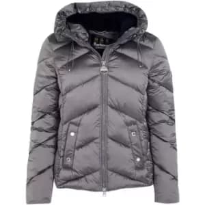 Barbour International Motegi Quilted Jacket - Silver