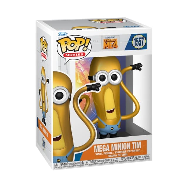Minions Despicable Me 4 - Mega Minion Tim Vinyl Figurine 1557 Funko Pop! multicolour Onesize Unisex