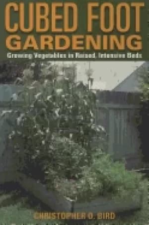 cubed foot gardening growing vegetables in raised intensive beds