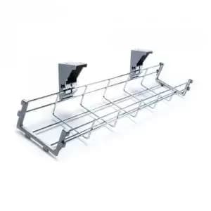 Drop down cable management tray 1000mm long