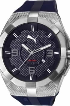 Mens Puma PU10392 ICONIC S - navy blue Watch PU103921002