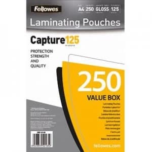 Fellowes Laminate sheet A4 125 micron glossy 250 pcs
