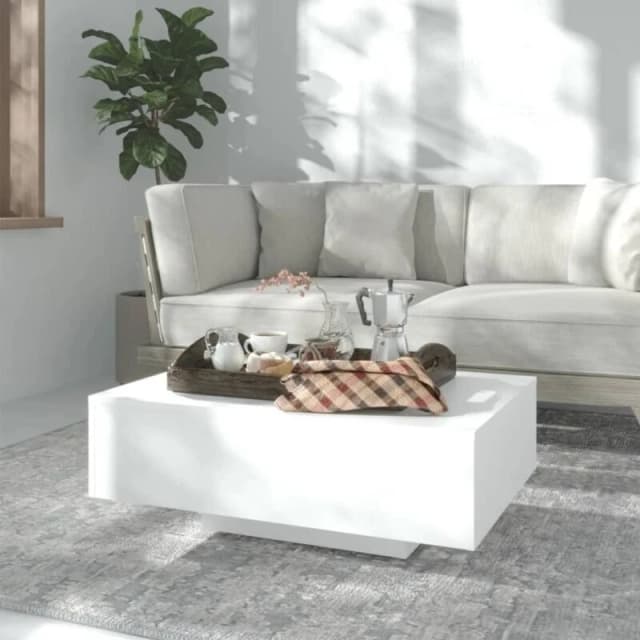VIDAXL Coffee Table White 85x55x31cm Engineered Wood Vidaxl 8720286352359
