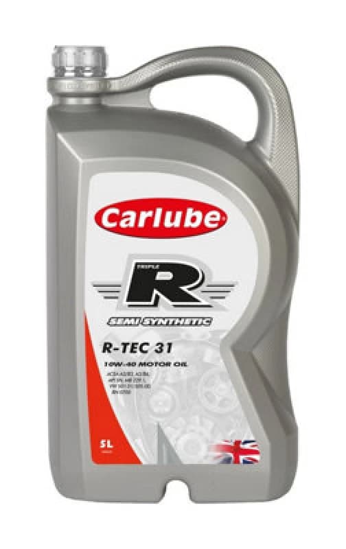 Carlube Engine Oil 5L Triple R 10W40 A3 B4 Semi Synthetic 5 Litres R-Tec 31