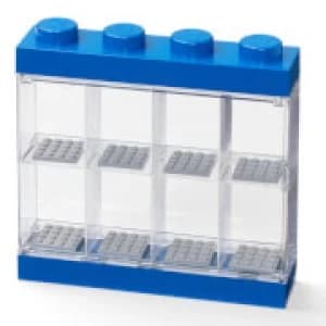 LEGO Mini Figure Display (8 Minifigures) - Blue