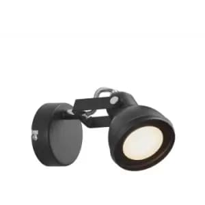 Nordlux Aslak Single Spotlight Black, GU10