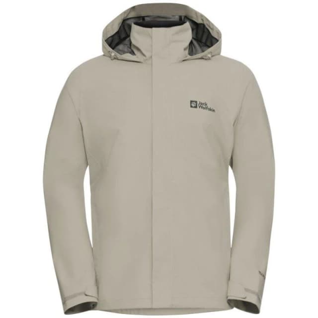 Jack Wolfskin Mens Trailtime Breathable Waterproof Jacket Linen male Small
