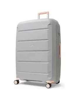 Rock Luggage Tulum NG63806 8 Wheel Large Grey Suitcase