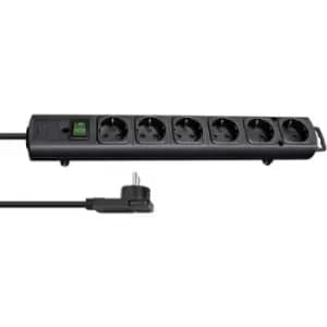 Brennenstuhl 1153300100 Power strip (+ switch) 6x Black CEE plug