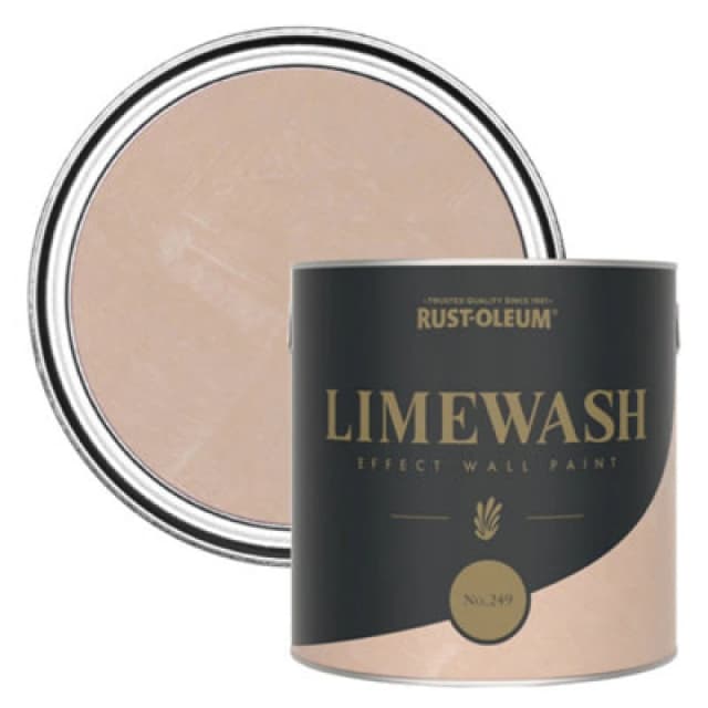 Rust-Oleum Pink Limewash Effect Wall Paint - No. 249 2.5L