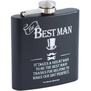 Ultimate Gift for Man Hip Flask Best Man