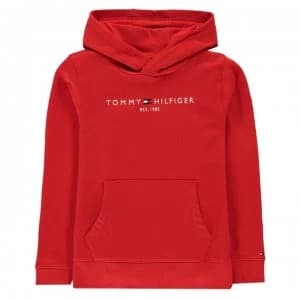 Tommy Hilfiger Tommy Logo Hoodie - Crimson XNL