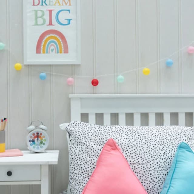 ValueLights Set of 10 Battery Powered Colourful Ball Fairy String Lights Multi