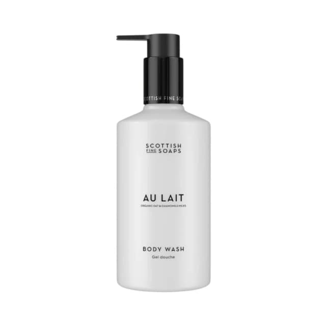 Scottish Fine Soaps Scottish Fine Soaps Au Lait Body Wash 300ml in Clear Clear 300ml Unisex 5016365101462