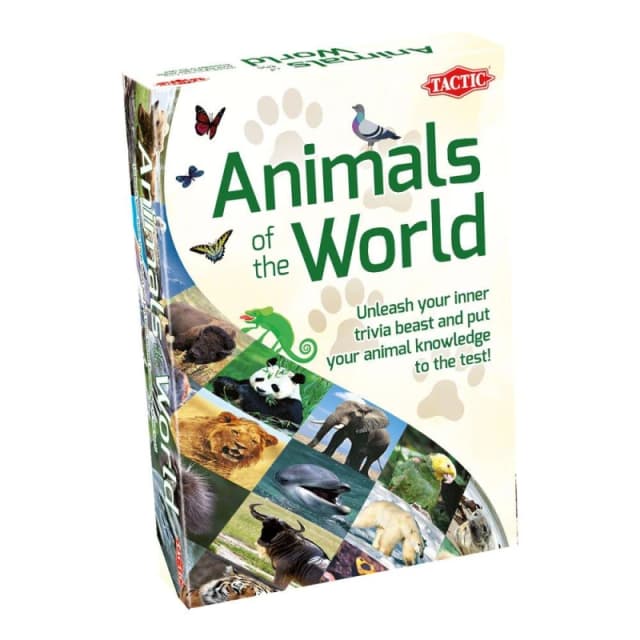 Tactic Games Animals Of The World Card Game Multi unisex