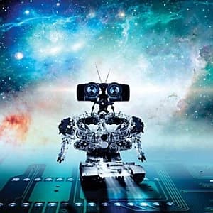 ohpopsi Robot Wall Mural Multi 19.6m XL