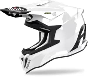 Airoh Strycker Color Carbon Motocross Helmet, white, Size 2XL, white, Size 2XL