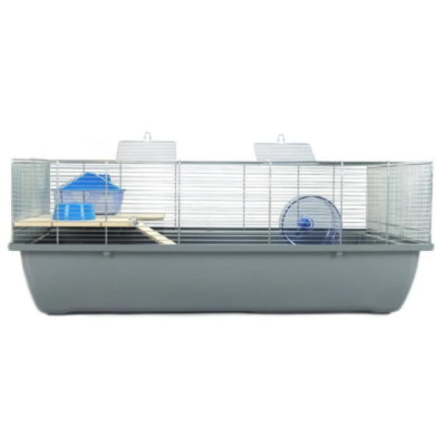 Little Friends Rat And Hamster Cage With Shelf - Carlton Medium Grey