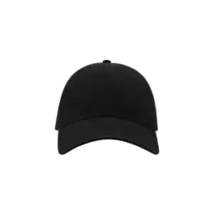 Atlantis Action 6 Panel Chino Baseball Cap (Pack of 2) (One Size) (Black)