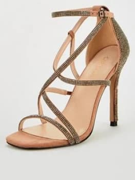 Carvela Ginger Heeled Sandals - Nude, Size 5, Women