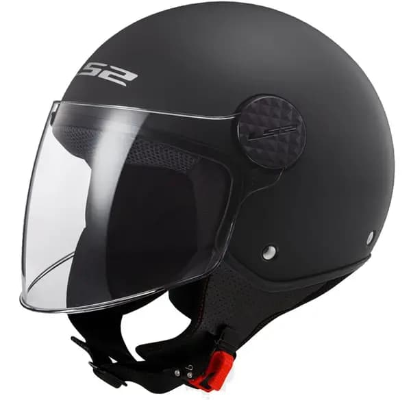 LS2 OF558 Sphere II Solid Matt Black Jet Helmet Size XS