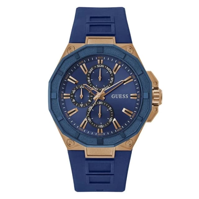 GUESS GW0803G2 R2 Blue Silicone Strap Watch - W96345