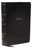 nkjv end of verse reference bible compact leathersoft Black red letter comf