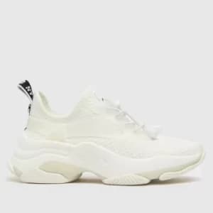 Steve Madden White Match Girls Junior Trainers