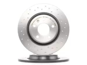 PAIR BREMBO BRAKE XTRA DRILLED DISCS 08.A759.1X