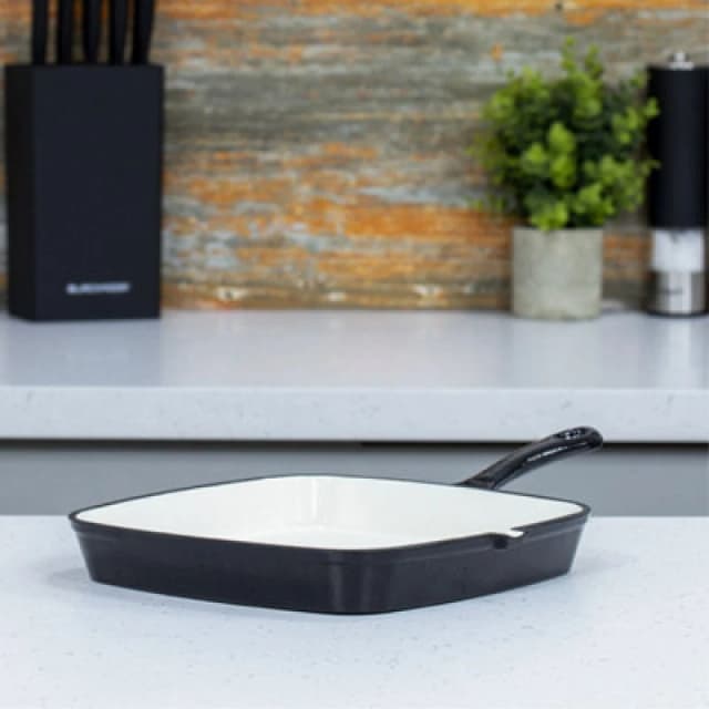 Blackmoor Cast Iron 23.5cm Griddle Pan - Black