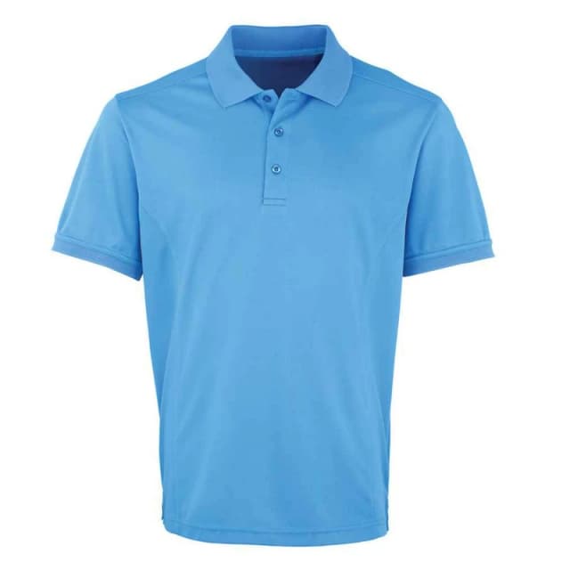Premier Premier Men Coolchecker Pique Polo Shirt in Dark Blue Size: Small Dark Blue S Male 5063527423399