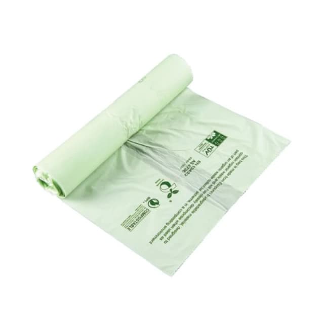 Value Medium Duty Compostable Food Waste Liner 140 Litre Green (200 Pack) CW140C0