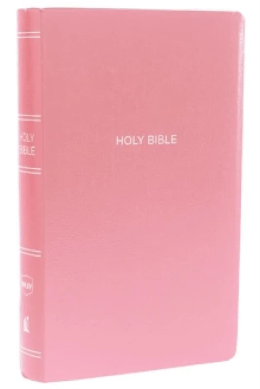 nkjv gift and award bible leather look pink red letter comfort print holy b 9780718074876