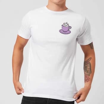 Disney Aristocats Marie Teacup Mens T-Shirt - White - XS