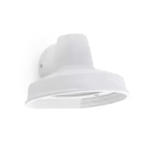 Bronx 1 Light Outdoor Wall Light White IP44, GU10
