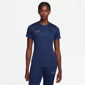 Nike W Nk Df ACD23 Top Ss Branded - Blue