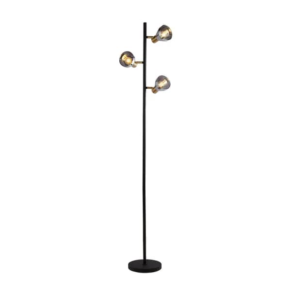 Searchlight Westminster 3 Light Floor Lamp - Black