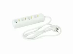 Power Master 641564 European Type F Schuko Extension Lead 4-Way 1.5m