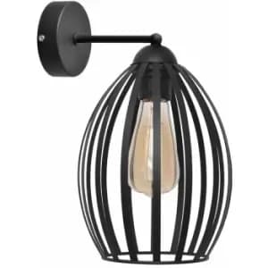 Helam Lighting - Helam Dali Wall Lamp Black 20cm