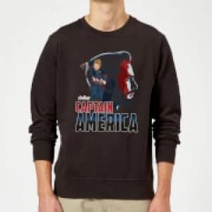 Avengers Captain America Sweatshirt - Black