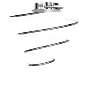 Wofi Soller LED Ceiling Lamp - Chrome