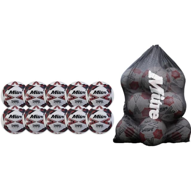 Mitre Mitre Impel Evo Football Pack White unisex Size 3