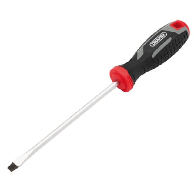 Draper 13390 Slotted Soft Grip Screwdriver, SL6 x 150mm 13390