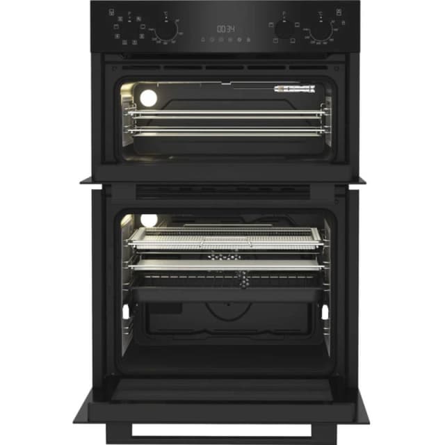 Hotpoint DIH 82G1A B Built In Electric Double Oven - Black - A/A Rated