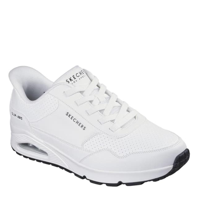 Skechers UNO Banksia Luxe Shoes Mens White male 7 (41)
