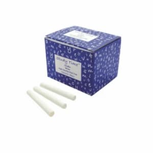 Study Time Chalk - White (100 Pack)