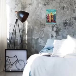 Amsterdam 2 Multicolor Decorative Metal Wall Accessory